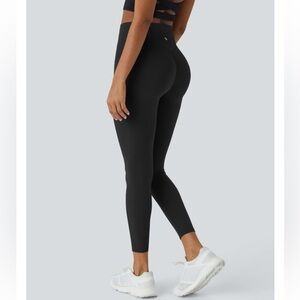 Halara NWT Medium Black Pocket Tummy Control Leggings